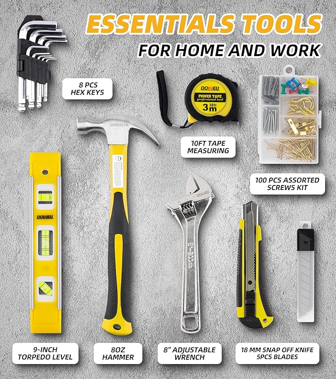 FixMate™ 146-Piece Household Tool Kit