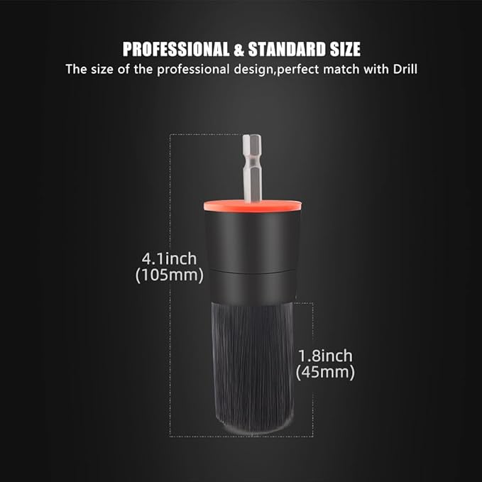 AutoCare™ 5-Piece Car Detailing Brush Set