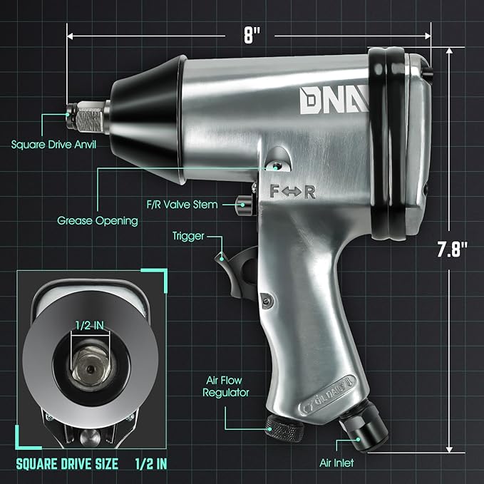 DNA Tools™ Pneumatic Wrench Set