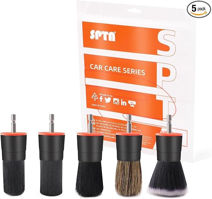 AutoCare™ 5-Piece Car Detailing Brush Set